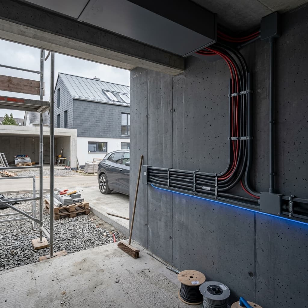 TechTok Bau Solar & Wallbox Vorinstallation